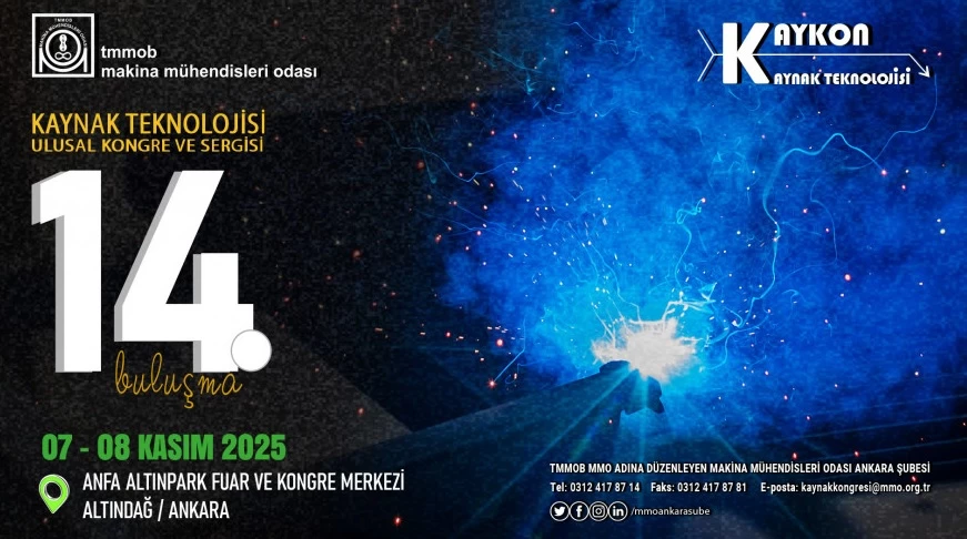 14. Kaynak Teknolojisi Ulusal Kongre ve Sergisi Kapak